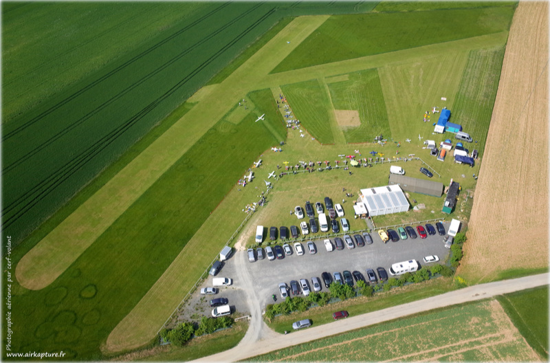 terrain du Caen Aéromodèles (Photographie aérienne par cerf-volant (c) airkapture